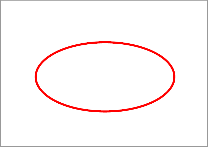 楕円の描画１