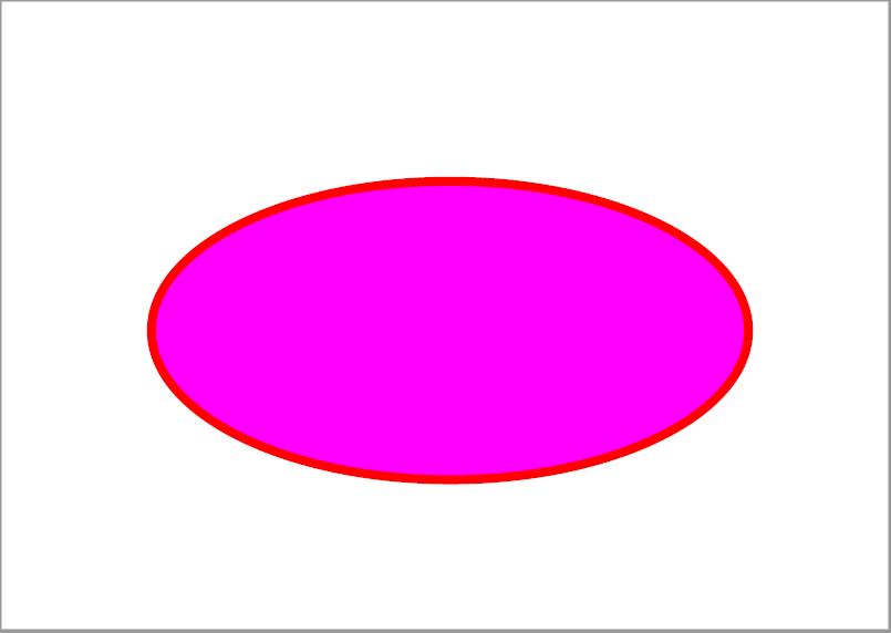 楕円の描画２（塗りつぶし）